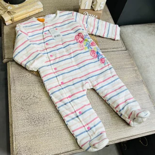 کاپشن سرهمی گرم دخترانه نوزادی ۶ تا ۱۲ ماه